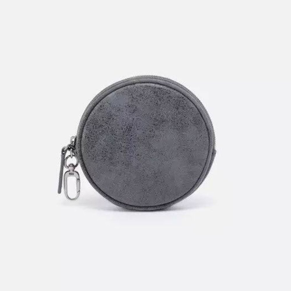 HOBO NWT Revolve Clip Pouch Metallic Gray